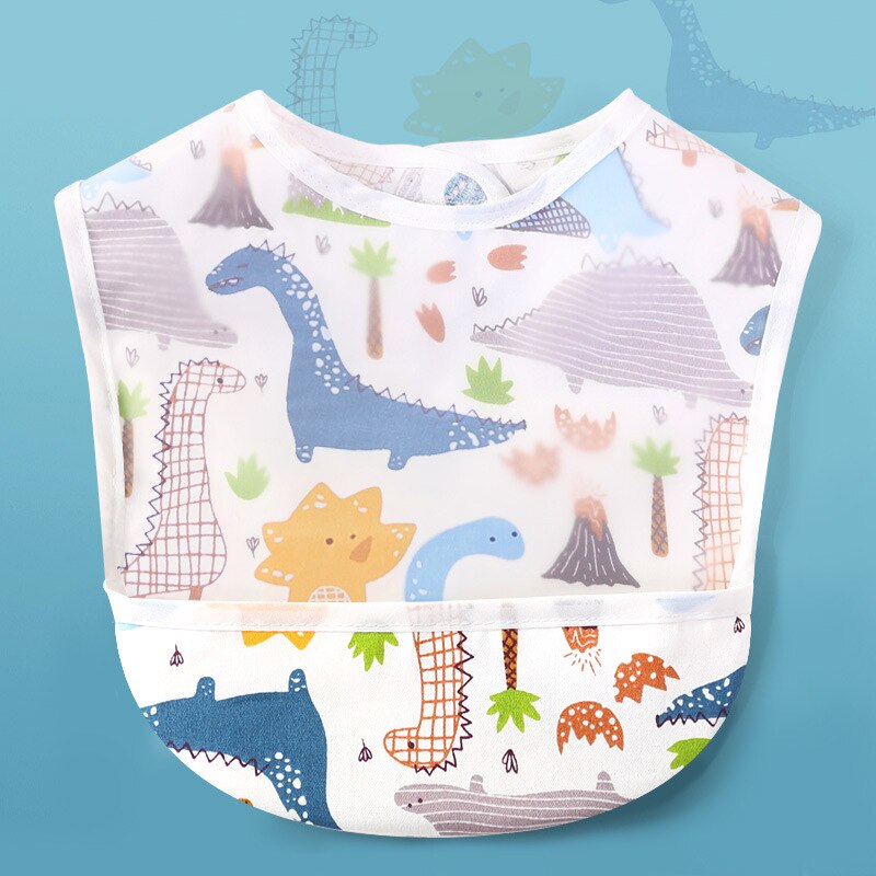 Baby Slabbers Cartoon - Waterdicht EVA - Verstelbaar - Unisex Kinderen Voeding Schort: Stijl 03