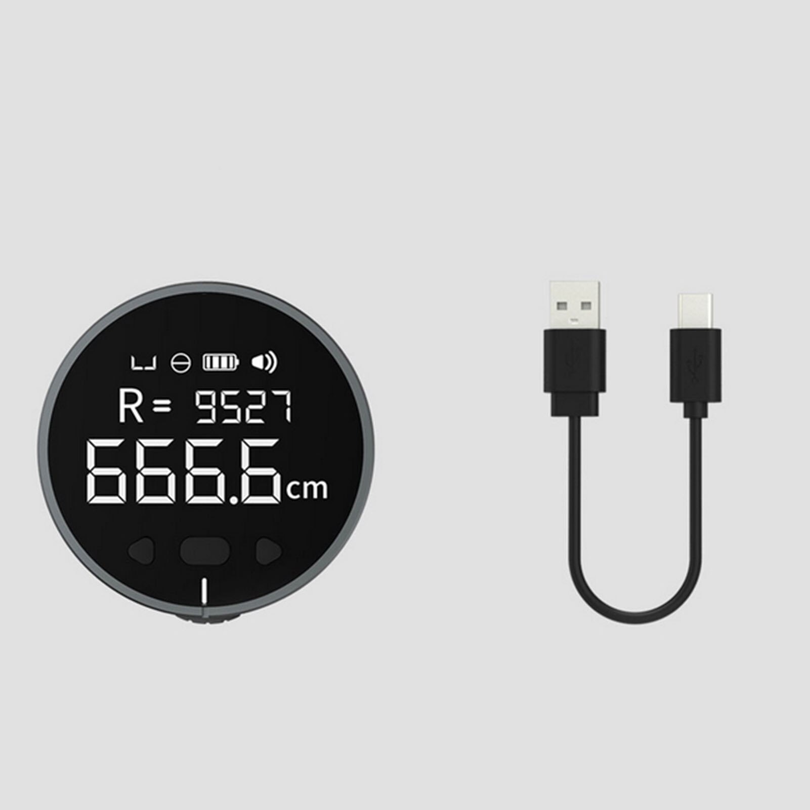 Elektronische MaßBand LCD Anzeige Digital Herrscher 8-in-1 Messung Werkzeug Elektronische Band Typ-C Wiederaufladbare Band Mit USB Kabel