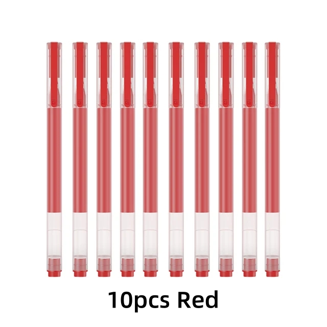 Original Xiaomi High-capacity Ink Pen 7 Color 0.5mm Xiaomi Pen Mi Pen Writing Pen For School Office Art Stationery Large Ink Pen: Red