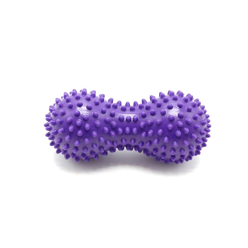 Peanut massage bold spiky trigger point relief muskelsmerter stress peanut ball terapi sundhedspleje gymnastiksal muskel relex apparater: Blomme