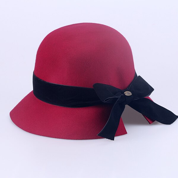 Winter Hat Female Korean Warm Autumn Winter Wool Hat Female Hat England Pure Woolen Cap B-7478: Style5