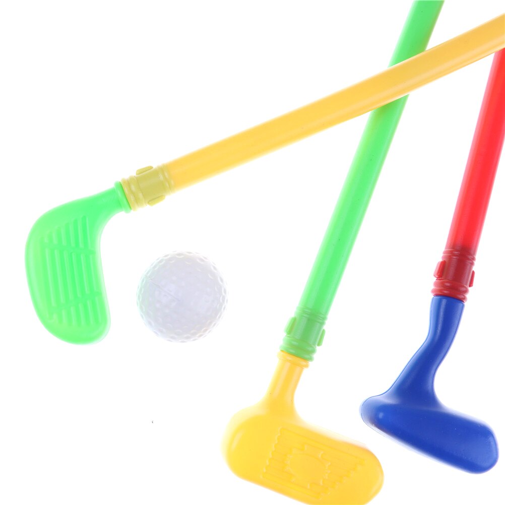 Mini Golf Game 3 Golfclubs + 3 Golfbal Speelgoed Sport Voor Baby Grijpen Ability Ontwikkelen Kinderen kids Golf Club Speelgoed