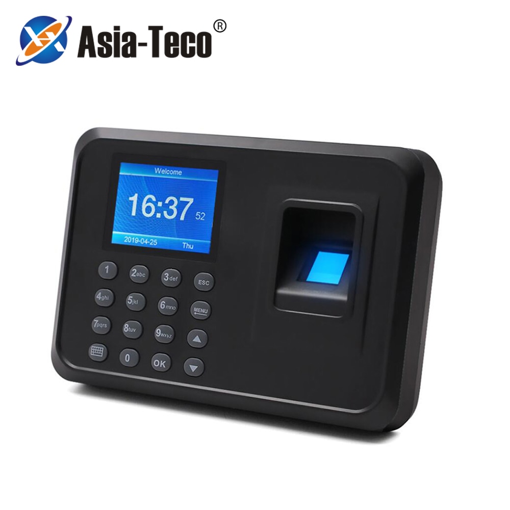 Biometrisk fingeraftryk tid tilstedeværelse system ur optager kontor tid ur medarbejder optager enhed