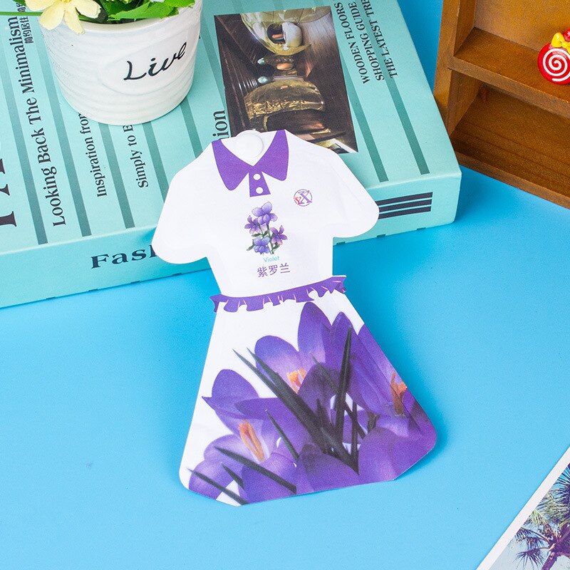 Premium Scented Sachets Lovely Fresh Fragrance Air Freshener Deodorizer Scented Sachets Bags for Drawer Closets JS22: violet