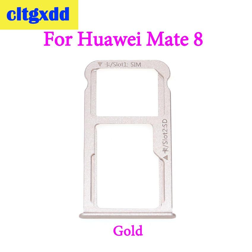 cltgxdd For Huawei Mate 7 8 S SIM Card Tray Holder + Micro SD Nano Card Tray Slot Holder SIM Card Tray Bracket Replacement Parts