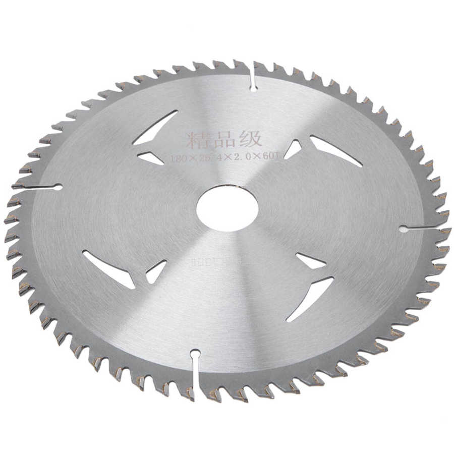 Wood cutting disc 7 inch 60T tooth alloy circular wood cutting tool hole diameter 25 4mm metal cutting tool wood cutting disc