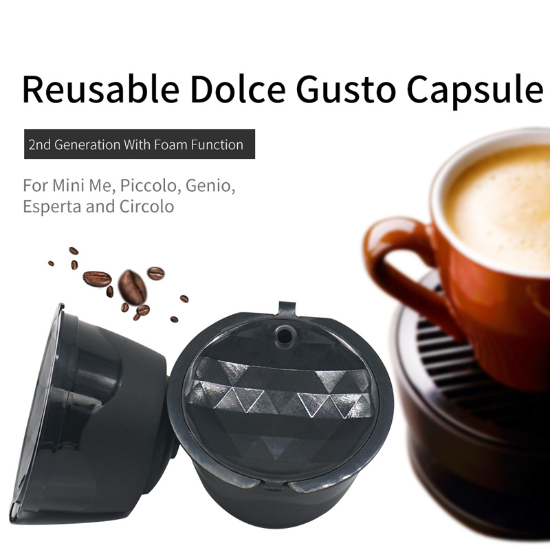 Cápsulas de Crema de 4 Generación, cápsulas de café Dolce Gusto, cápsulas de filtro, cestas reutilizables para goteo de café