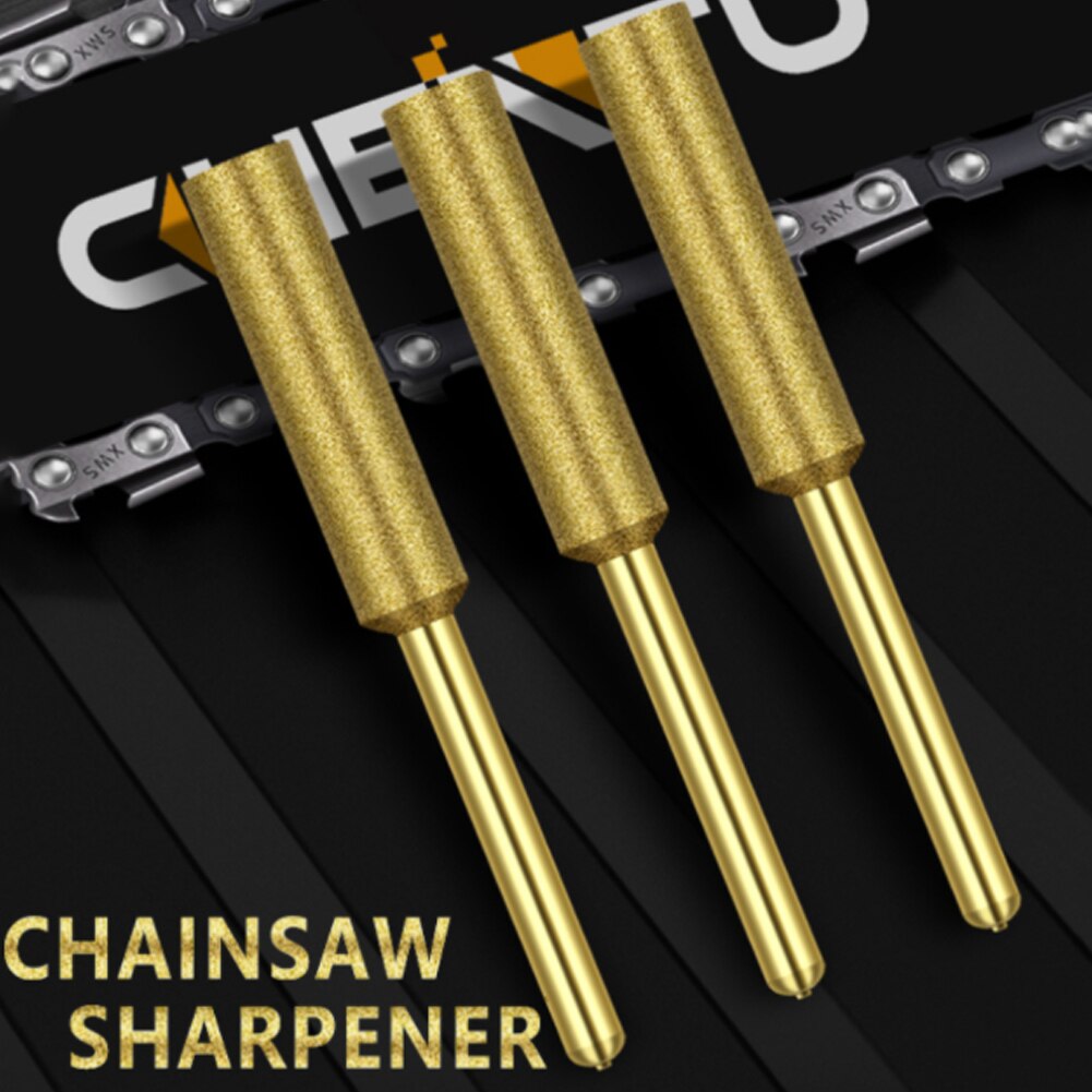 12 stk diamant motorsag sliper burr sliper kjede slitesterk borkrone sag sliping carving slipeverktøy 4/4.8/5.5mm