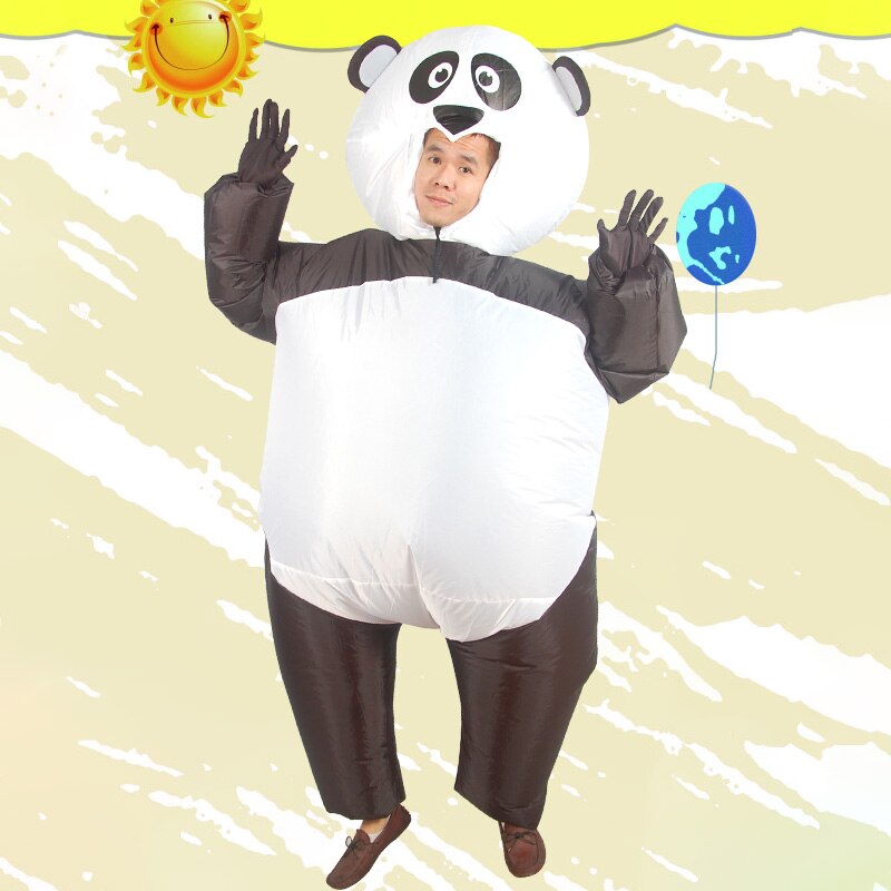 inflatable panda costume for adult, party costume, carnival suit, festival cloth