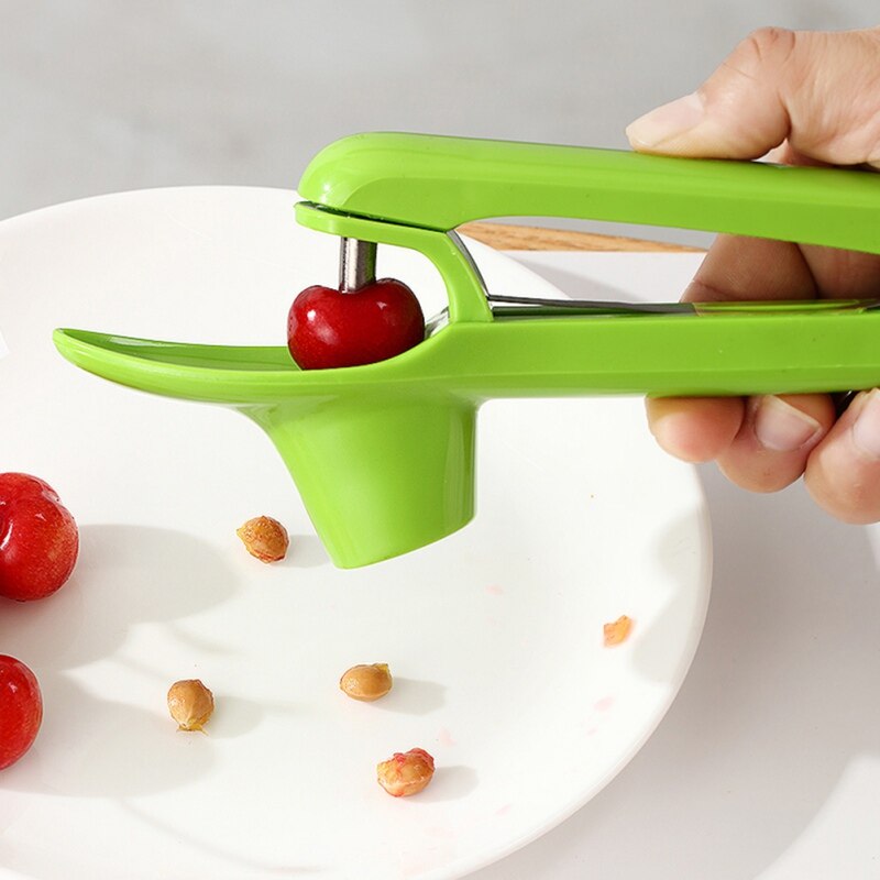 Cherry Pitter Easy Red Dates Olives Seed Corer Pitter Remover Squeeze Stone Picker Kitchen Tool Gadget 2 2 2 2 1
