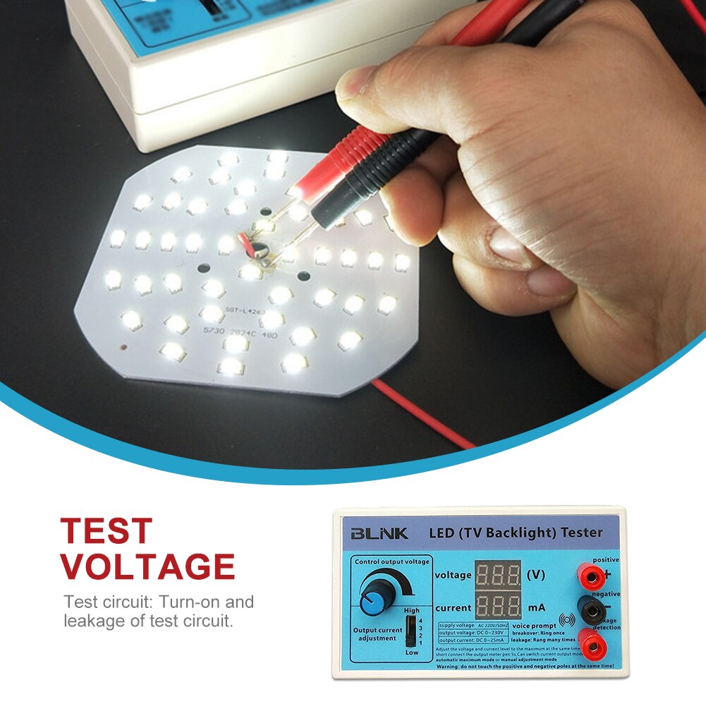 LED TV Backlight Tester Home Output 0-300V Lamp Bead Detect Multipurpose With Meter Pen LCD Digital Display Portable Strips