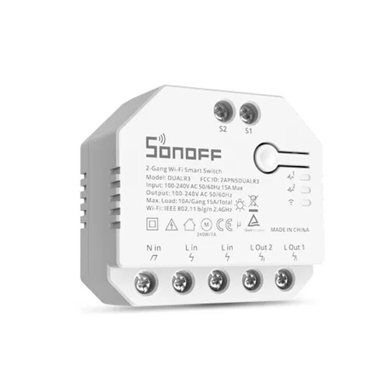 Sonoff Dual R3 Sonoff Mini R2 2 Manier Wifi Smart Switch Smart Home Afstandsbediening Draadloze Diy Switch Werken Met alexa Google Thuis