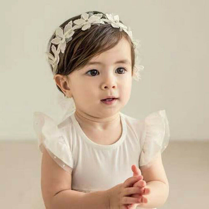 Newest Cute Kids Girl Baby Chiffon Toddler Flower Bow Headband Hair Band Headwear