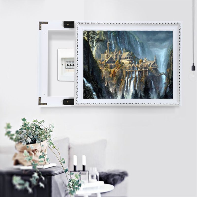 Oude kasteel 5D DIY Speciale Diamant Schilderij Borduurwerk Boor Handwerken Cross Craft Stitch Kit Home Decor