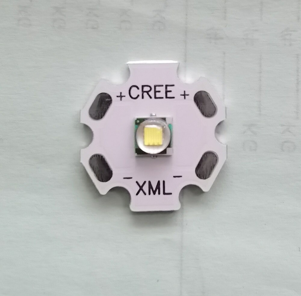 1 sztuk CREE XML XM-L T6 doprowadziło U2 10W zimny biały ciepły biały niebieski UV wysokiej dioda doprowadziło dużej mocy nadajnika diody z 16mm 20mm PCB dla majsterkowiczów