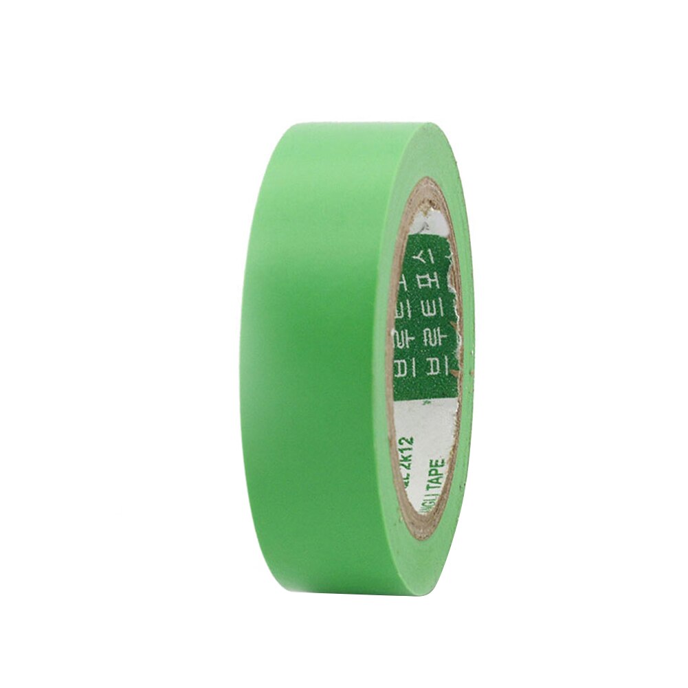 9m PVC Waterproof Self- Adhesive Electric Tape Electrician Wire Insulation Flame Retardant Plastic Tape Electrical High Voltage: Green