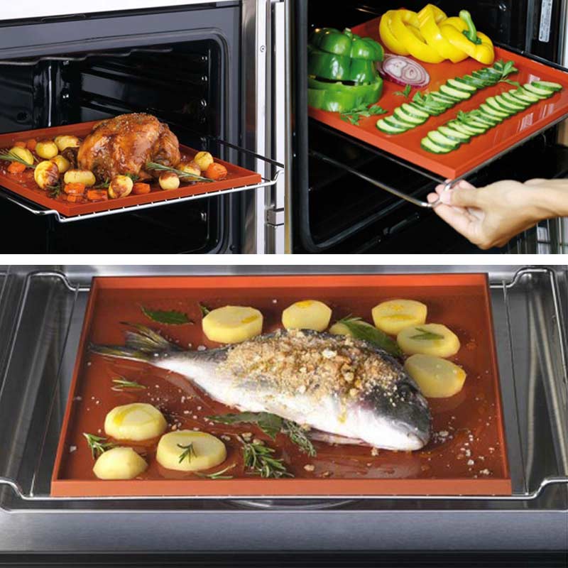 Non-stick Siliconen Multifunctionele Oven Mat Bakken Cake Pad Zwitserse Roll Pad Bakvormen Bakken Tools MAL999