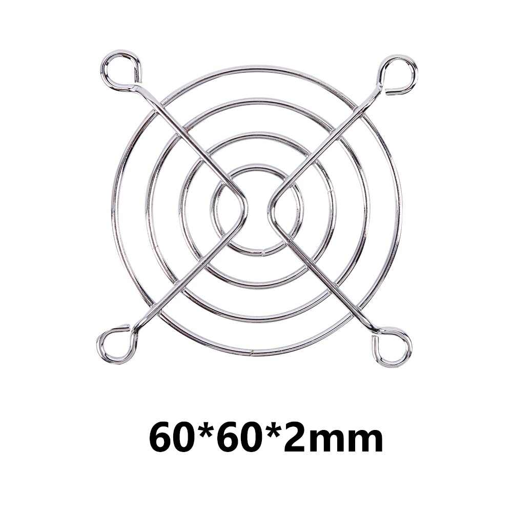 Computer Case Cooling Fan Grill Finger Guard Protection Cover Voor Desktop Computer Fans Cooling Accessoires 5 Pack: 60mm