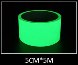 Glow In The Dark Tape Gebruikt Voor Thuis Decoratie En Donkere Ruimte Veiligheid Borden: 5cmx5m