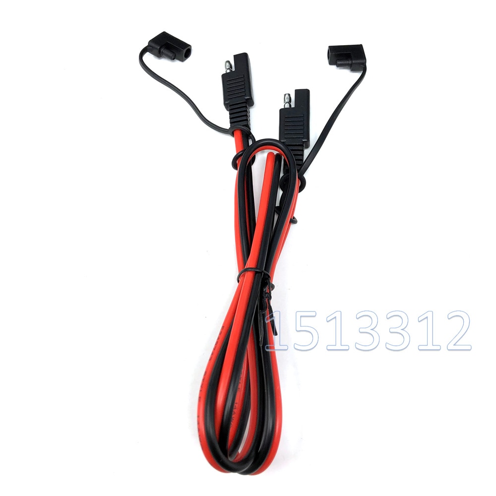 14AWG 100CM SAE TO SAE Quick Disconnect Extension Cable Sae Power Connector Heavy Duty With Dust Cap
