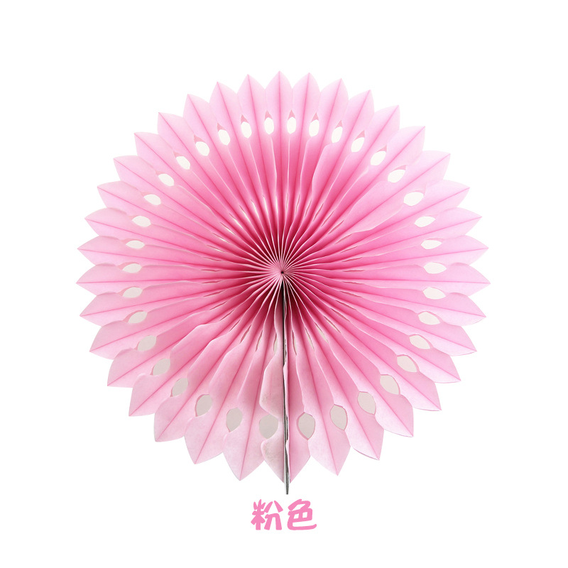 5Pcs Kleur Tissue Papier Cut-Out Papier Fans Pinwheels Opknoping Bloem Papier Ambachten Voor Wedding Party Verjaardag Decor levert