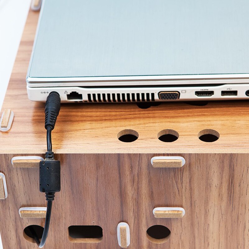 Portable Notebook Holder Stand with Drawer Storage Organizer Laptop Bracket Heightening Rack WHShopping