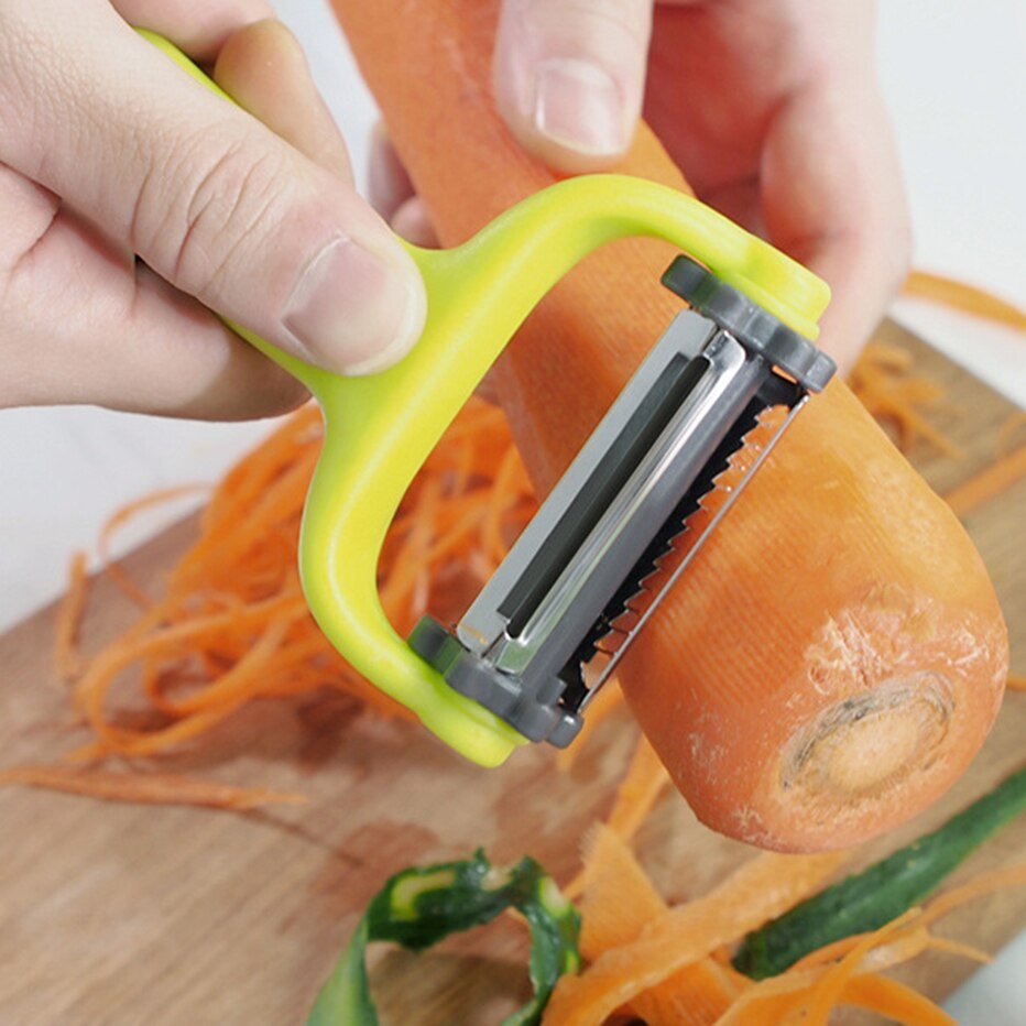 1Pcs 3 in 1 Vegetable Cutting Machine Manual Slicer Peeling Tools For Fruits Kitchen Accessories Home Gadget