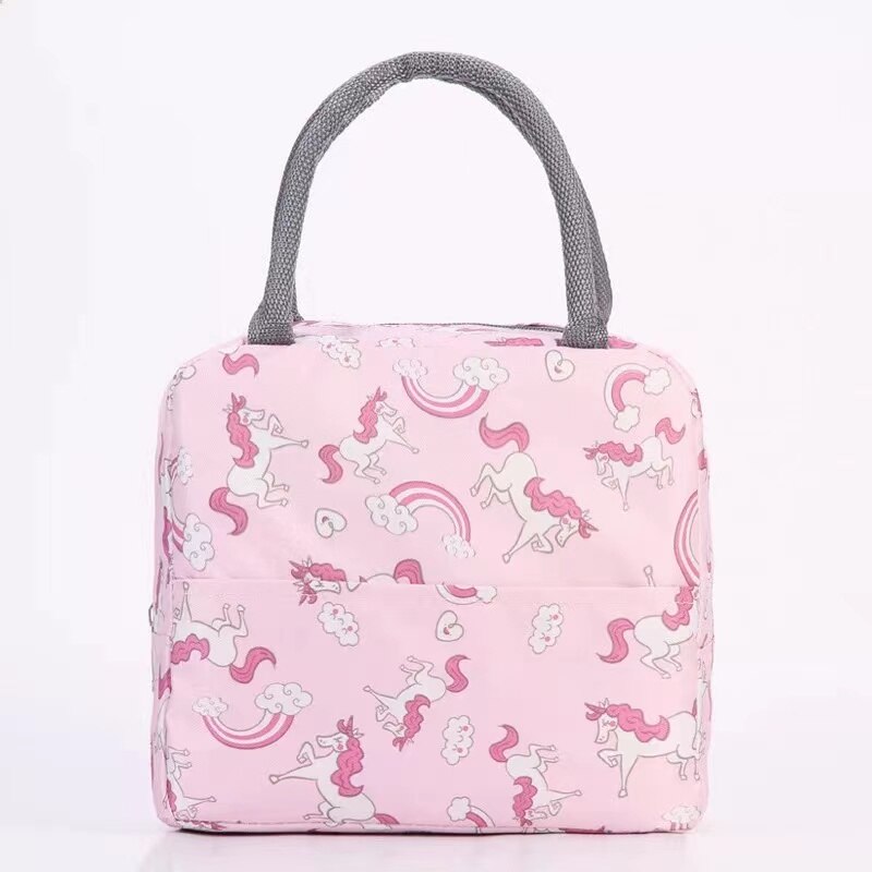 Oxford stoffen bento tas, lunchbox met warmtebehoud, lunchtas met koudebehoud, lunchbox met grote capaciteit voor studenten: 5