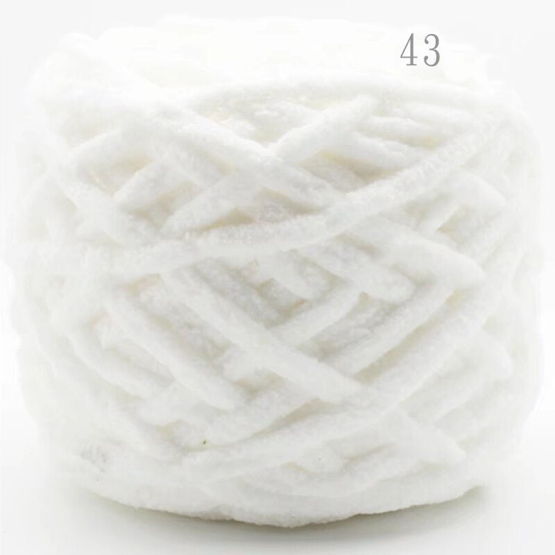 1pc 100g vauvan lanka pehmeä virkkauslanka paksu puuvillalanka virkkaus neulomiseen villahuivi käsin neulominen itse neulottu yymx 02: A43