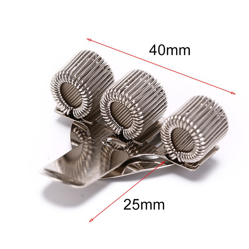 Portalápices para uniforme de enfermera, 1 Uds., portalápices de Metal de Triple orificio con Clip de bolsillo, soporte para lápices de escritorio para médicos