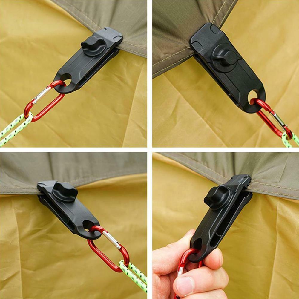1 stück power grip zeltclip, hochbelastbar, windfest, markisenklemme - zeltclips für campingplanen, wohnwagen, garten-sonnenschutzplanen,  m4 3