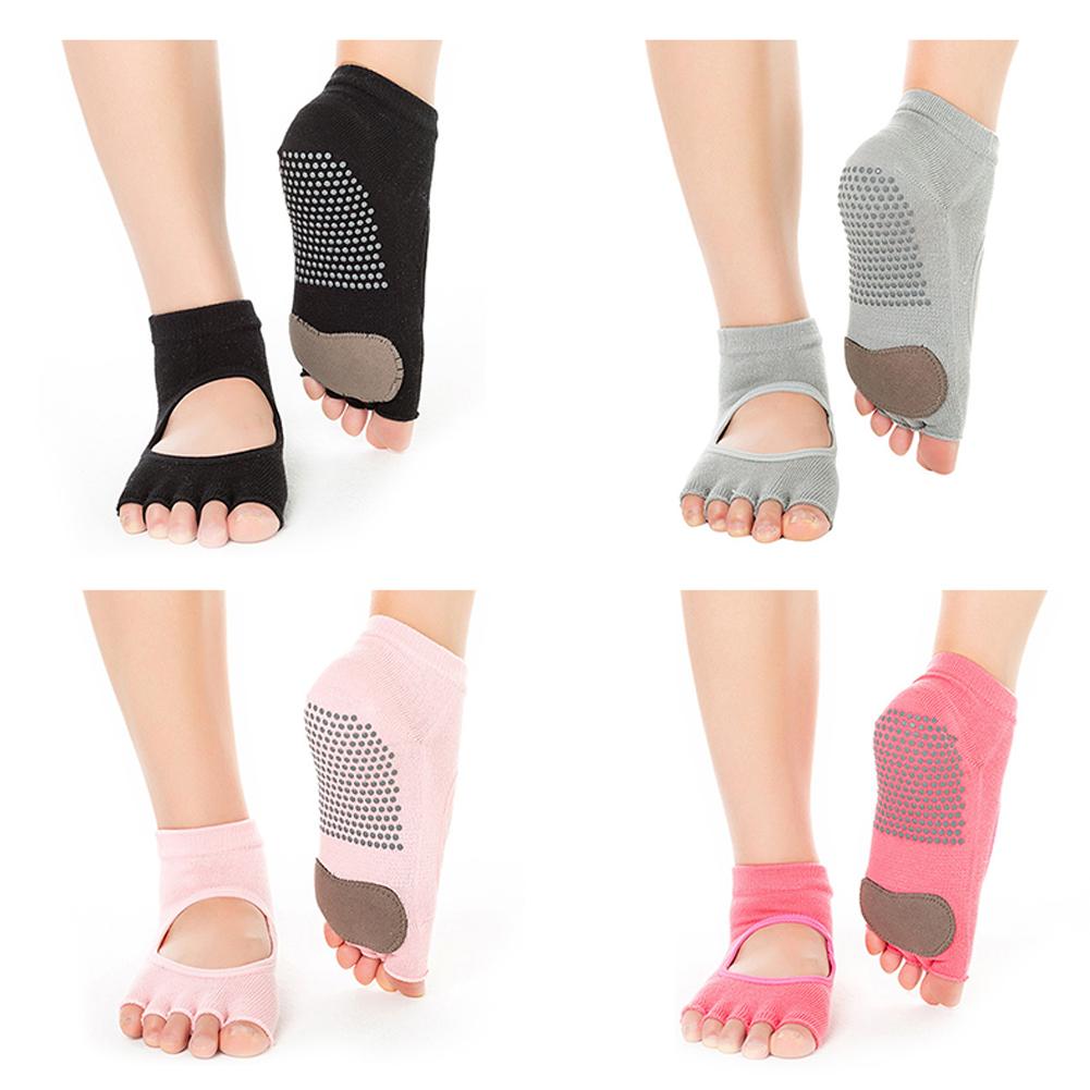 Calze per yoga calze antiscivolo calze per fitness in cotone pettinato accessori per allenamento di balletto calze per yoga articoli sportivi per interni