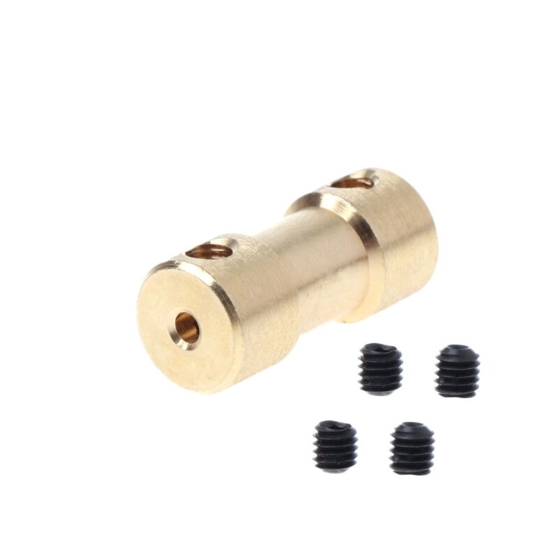 2-5mm Motor Copper Shaft Coupling Coupler Connector Sleeve Adapter US