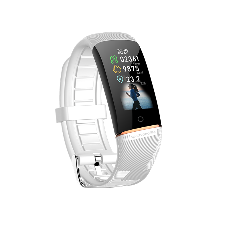 E98 Smart Watch Men Women Heart Rate Monitoring Support SMS Call Reminder Waterproof Activity Tracker Smart Band for IOS Android: White