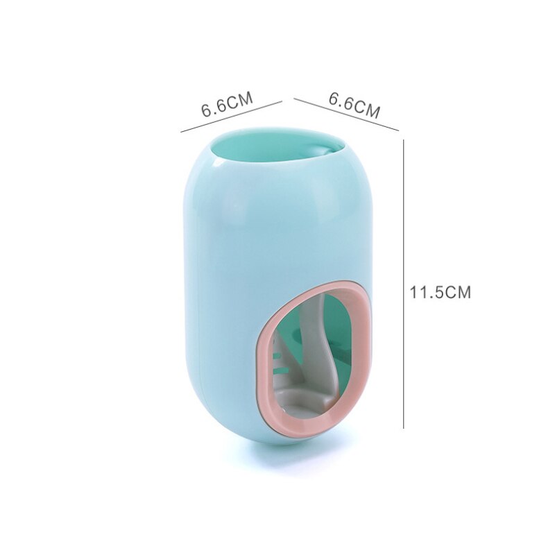Automatic Toothpaste Dispenser Bathroom Accessories Set Wall Mount Toothpaste Squeezer Dispenser Bathroom Toothbrush Holder TooL