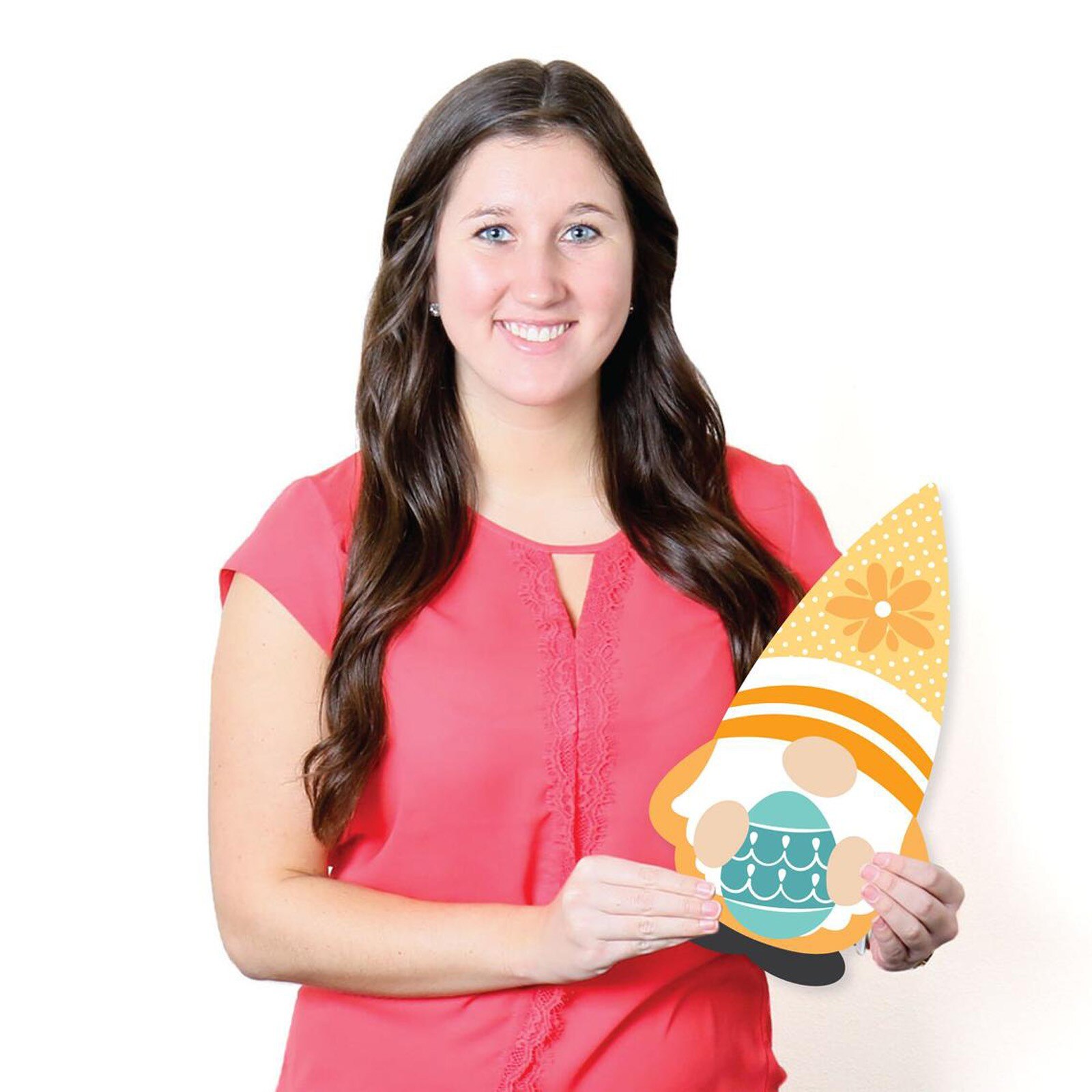 Garden Stake Outdoor Lawn Yard Sign plastic cardboard stand home garden Decoration Easter Bunny Decorations Accessories