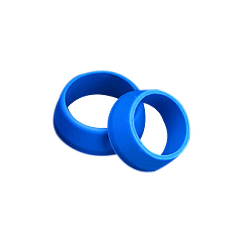 2Pcs Bicycle Seat Post Rubber Ring Dust Cover Cycling Silicone Waterproof Mountain Bike Seatpost Protective Rings for MTB Bikes: Blue / 25-30mm