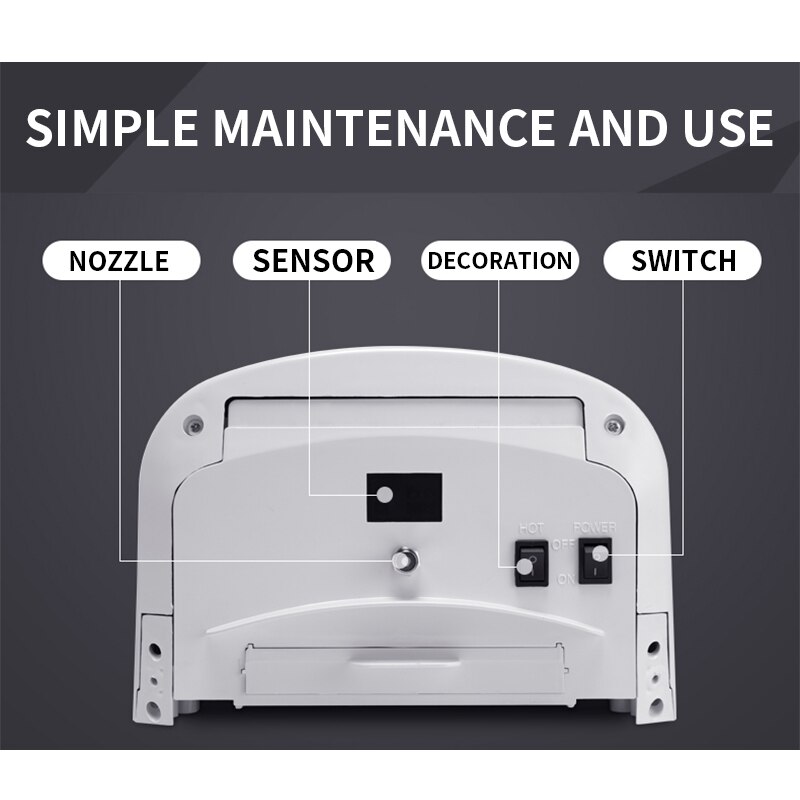 BLK-XE Lange Sectie Automatische Inductie Cleaner Spray Hand Type Desinfectie Machine Kleuterschool Ziekenhuis Spuit