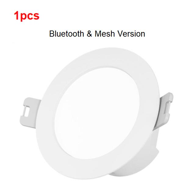 Xiaomi Mijia – spot lumineux LED intelligent, wi-fi/Bluetooth, maille, télécommande avec application Compatible Mi home, blanc: bluetooth 1pcs
