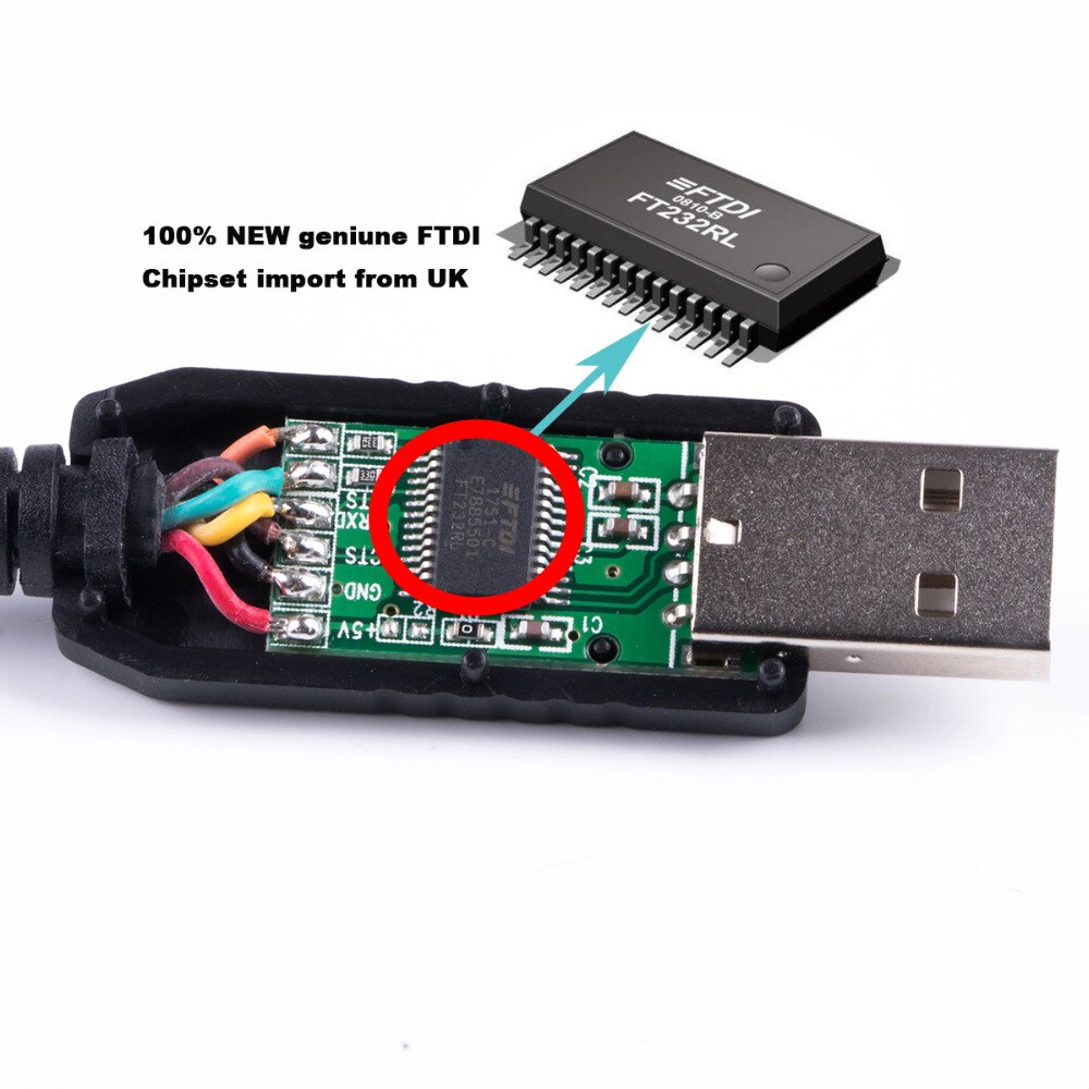 USB naar TTL Seriële Adapter Converter Kabel FTDI Chip 3.3V 3V3 TTL UART 6ft naar 3.5mm Audio Jack plug Stereo Kabel TTL-232R-3.3v-AJ