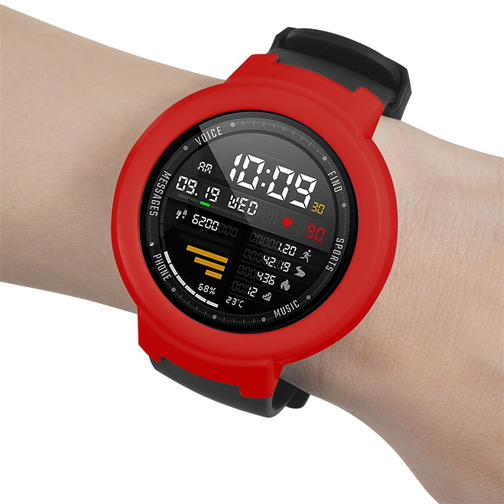 Funda protectora para reloj Huami Amazfit Verge Youth, funda de protección completa para PC, Protector de pantalla, cubierta de parachoques