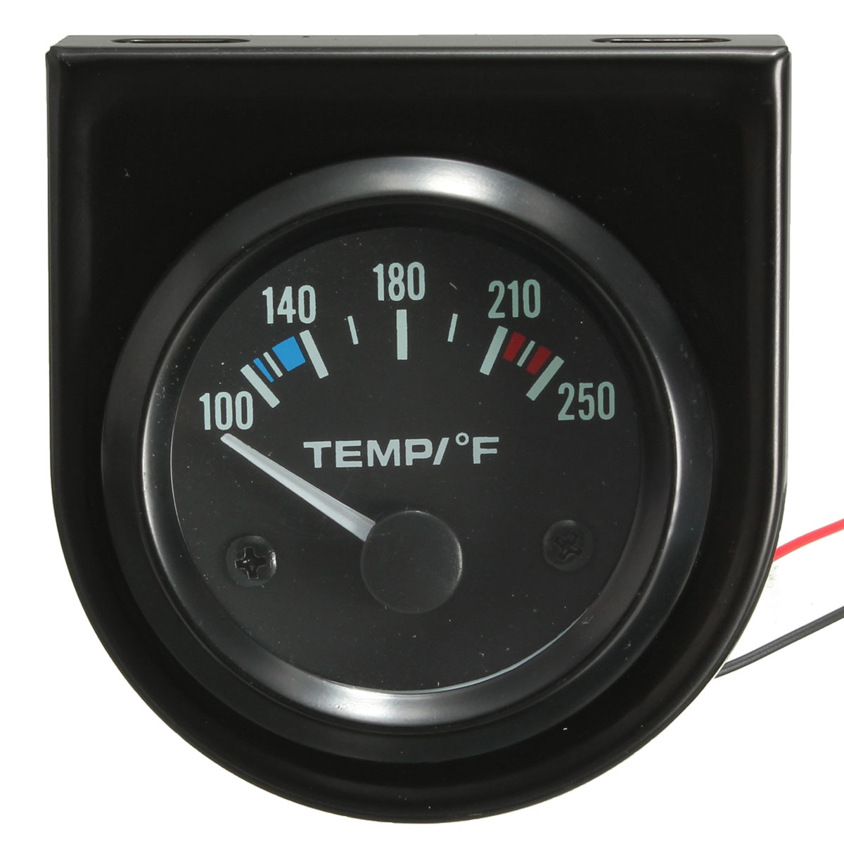 2 " 52mm digital bilvandstemperatur temperaturmåler 12v 100-250 ° f led med med sensoradapter vandtemperaturmåler