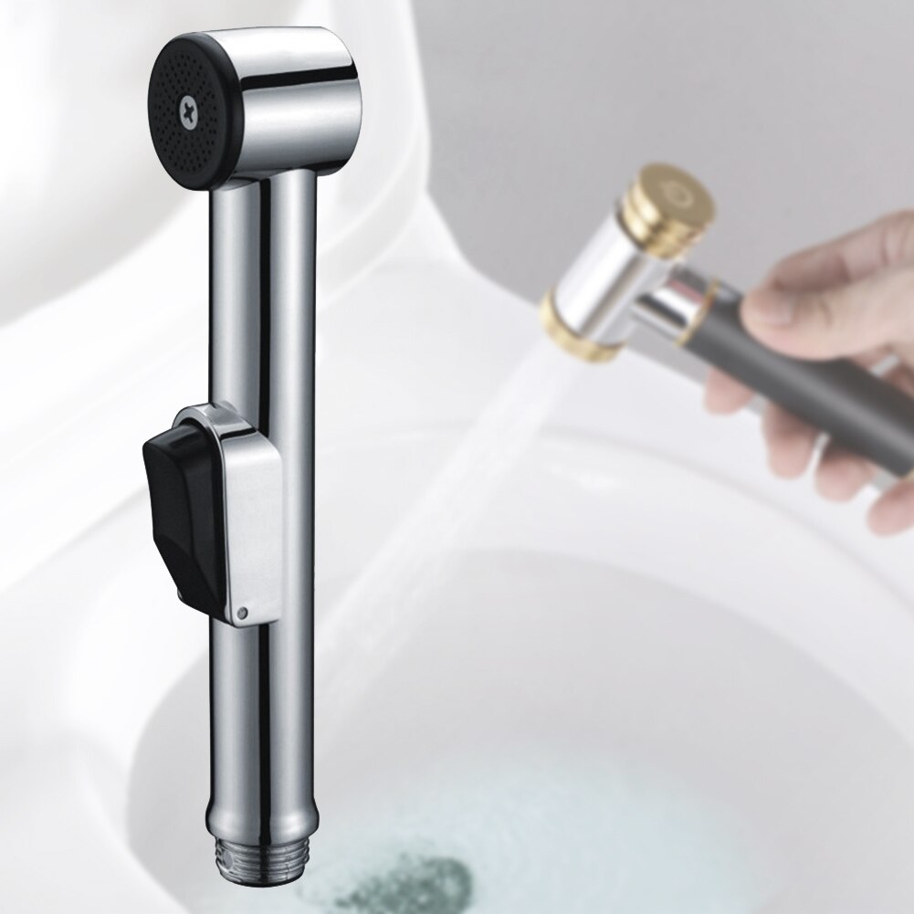 Adjustable Pressure Sprayer Handhold Press Switch Multi Use Toilet ...