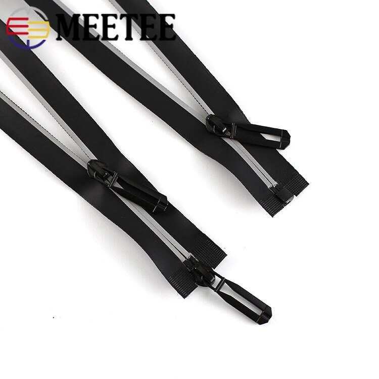 Meetee 5 # Reflecterende Waterdichte Ritsen Outdoor Jas Onzichtbare Nylon Ritsen Voor Ski Jas Sportkleding DIY Kledingstuk Accessoires