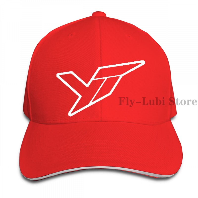 Yt Industries Outline Baseball cap men women Trucker Hats adjustable cap: 1-Red