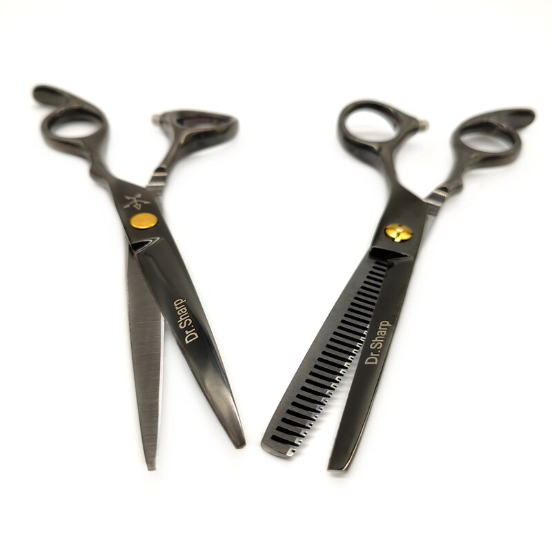 Hairdressing Shears curved thinning shears Hair cutting tools hair scissors hair thinning cutting set