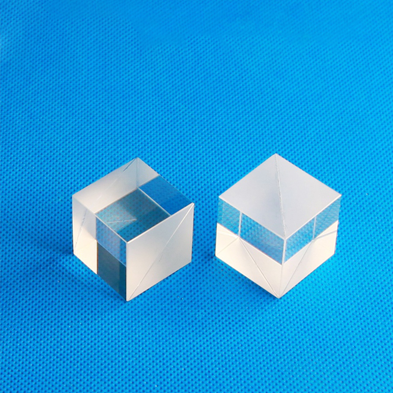 Prisma Divisor de Haz Cubo Vidrio Óptico - 12.7-40mm - Recubrimiento AR - Semi-Reflectante