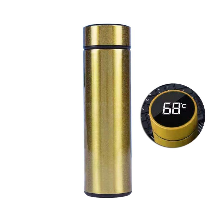 Termo inteligente de acero inoxidable con pantalla de temperatura, botella de viaje para viaje, sopa, café, termo, botella de agua: 4