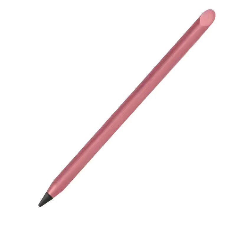 Eternity Pen Metalen Afgeschuinde Potlood Hb Potlood Kantoor Schrijven Schoolbenodigdheden Briefpapier High-End: Pink
