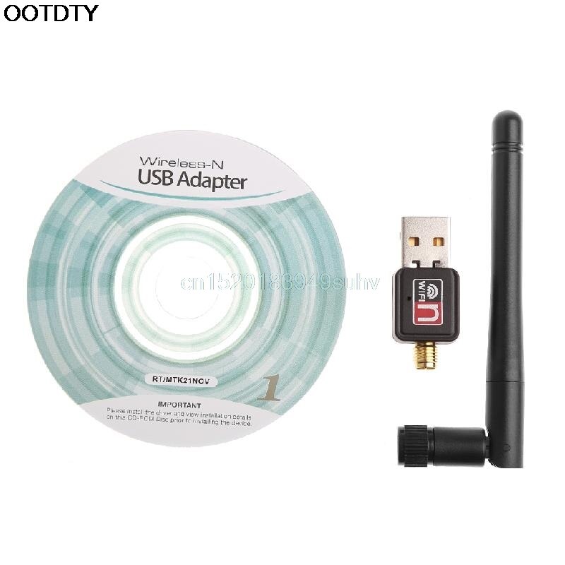 802.11n/g/b 150Mbps USB2.0 Network LAN Card WiFi Wireless Adapter With Antenna #L059#
